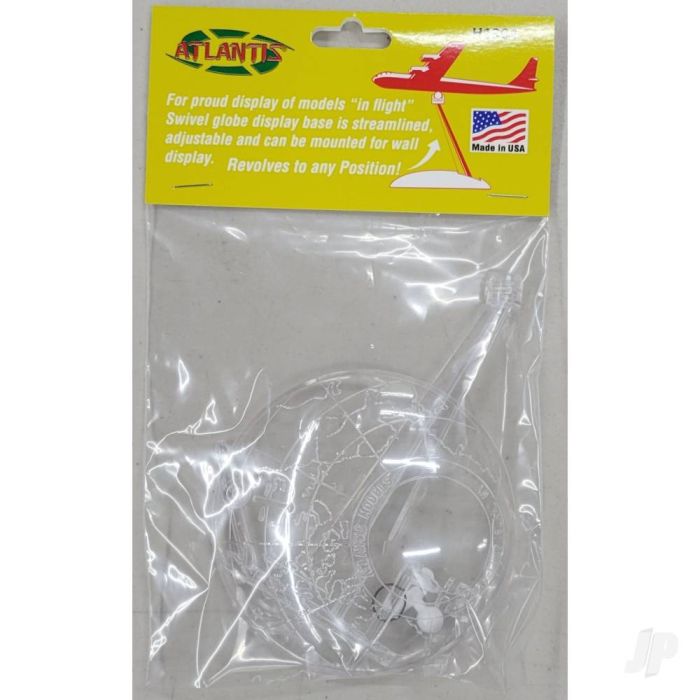 Atlantis Models Atlantis Clear Swivel Stand For Plastic Aircraft Kits