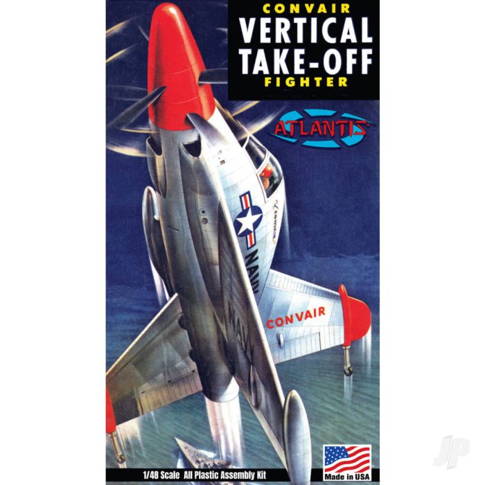 Atlantis Models 1:48 Convair Pogo Vertical Takeoff Aircraft Plastic Kit