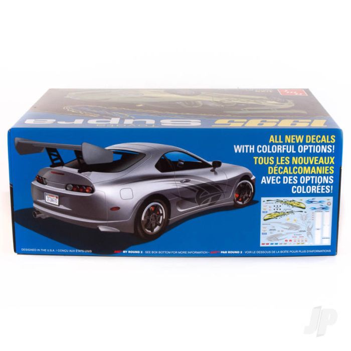 AMT 1:25 1995 Toyota Supra Twin Turbo Tuner Plastic Model Car Kit