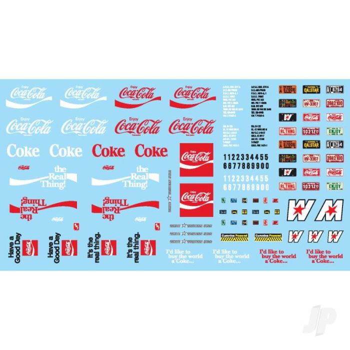 AMT White Western Star Semi Tractor (Coca Cola) Plastic Kit