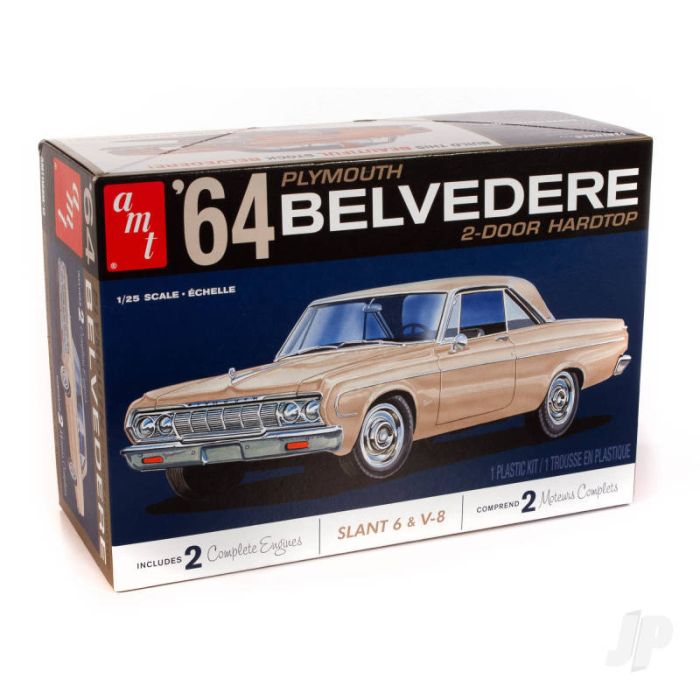 AMT 1964 Plymouth Belvedere (w/Straight 6 Engine) 2T Plastic Kit