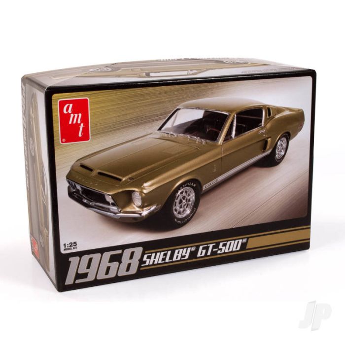 AMT 1:25 1968 Ford Shelby Mustang GT500 Cobra Classic Bullitt Car Plastic Kit