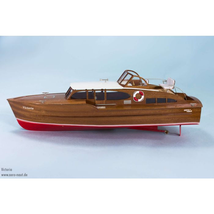 Victoria RC Luxury Motor Yacht, Classic 1960s Period Aero-Naut Wooden Kit 