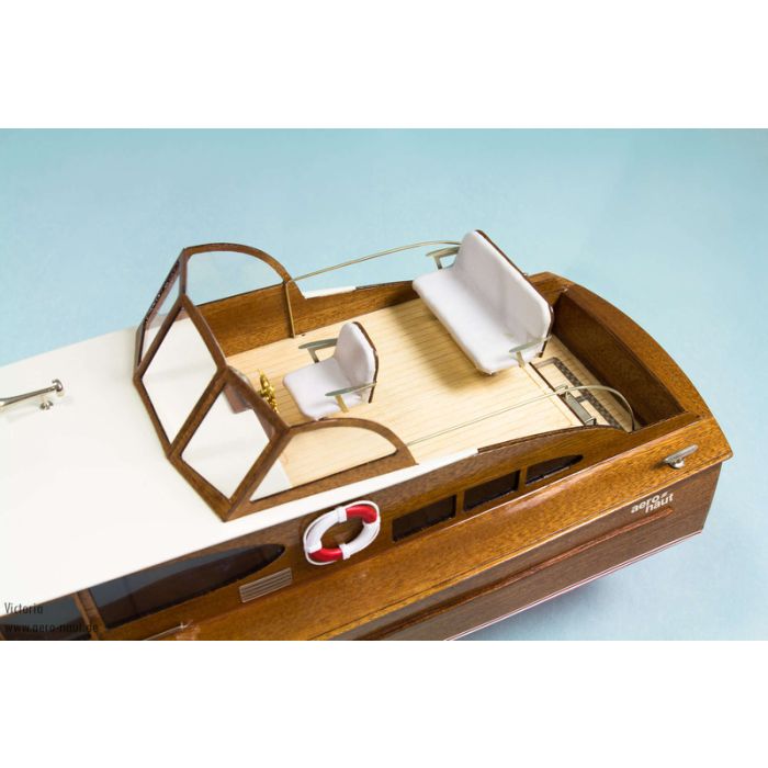 Victoria RC Luxury Motor Yacht, Classic 1960s Period Aero-Naut Wooden Kit 