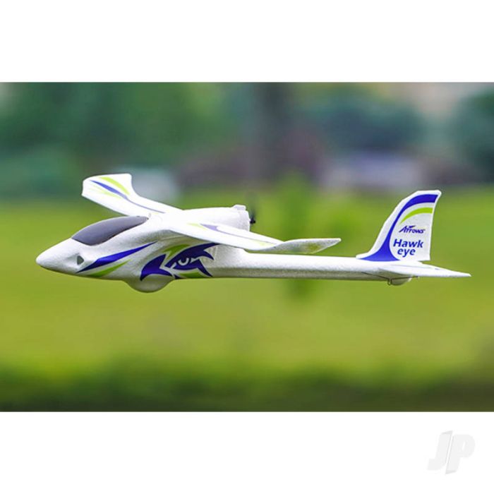 Arrows Hobby Hawk Eye RTF Ready To Fly Electric RC Model Trainer Plane w/Gyro