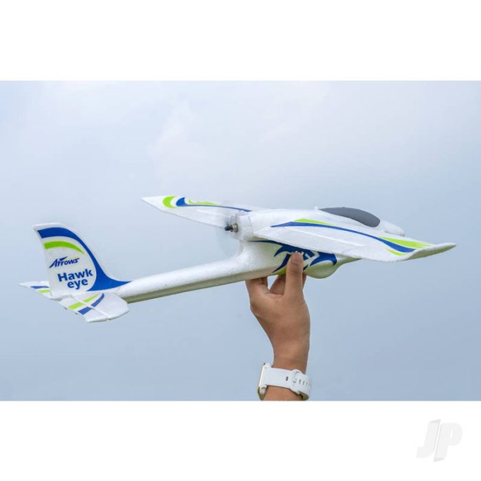 Arrows Hobby Hawk Eye RTF Ready To Fly Electric RC Model Trainer Plane w/Gyro