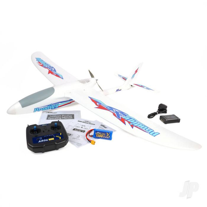 Arrows Hobby Prodigy RTF Ready To Fly Electric RC Model Trainer Plane w/Gyro