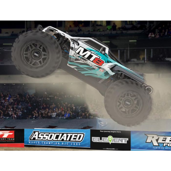 Team Associated 1:8 Rival MT8 Teal Brushless ARTR RC Monster Truck 4-6S Rated