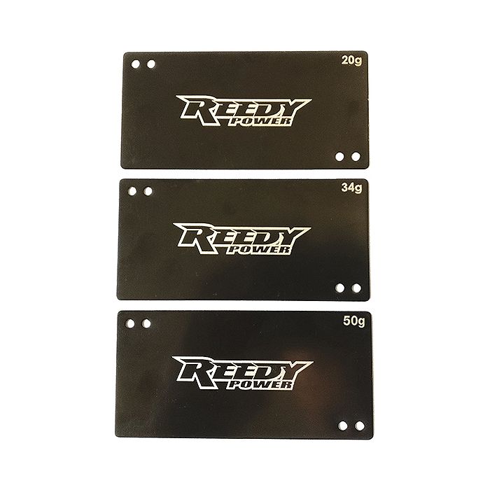 Reedy Shorty Lipo Battery Weight Set (20g/34g/50g)