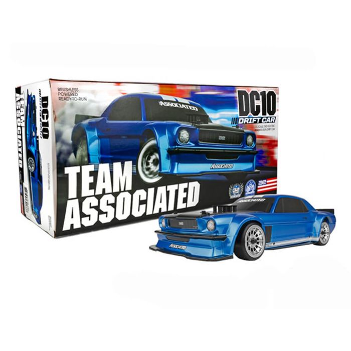 Team Associated 1:10 DC10 Mustang Style ARTR (no Batt/Cgr) Brushless RC Drift Car