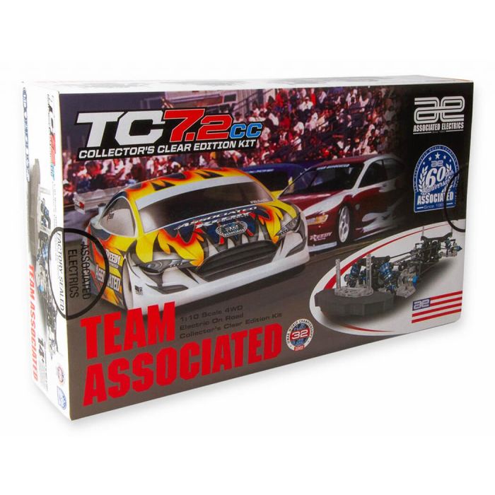 Team Associated 1:10 RC10 TC7.2CC Special Edition Clear RC Touring Car Kit