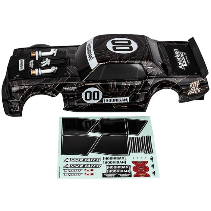 Associated AE 1:10 Ken Block 1965 Ford Mustang Hoonicorn Painted RC Car Body