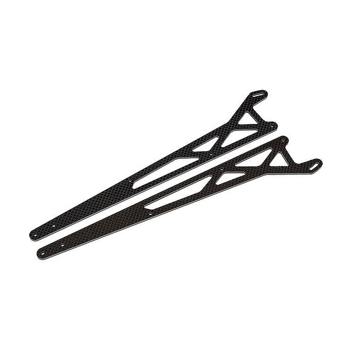 Team Associated DR10M FT Wheelie Bar Arms, Carbon Fibre