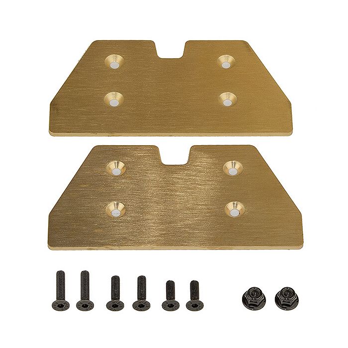 Team Associated DR10 FT Front Bumper Weights, 50g