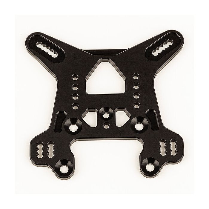 Team Associated RC8B4 Rear Shock Tower, Black Aluminium