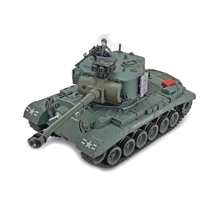 Brother RC Tank 1:18 WW2 US M26 Pershing w/ Lights, Sound & Shoots!