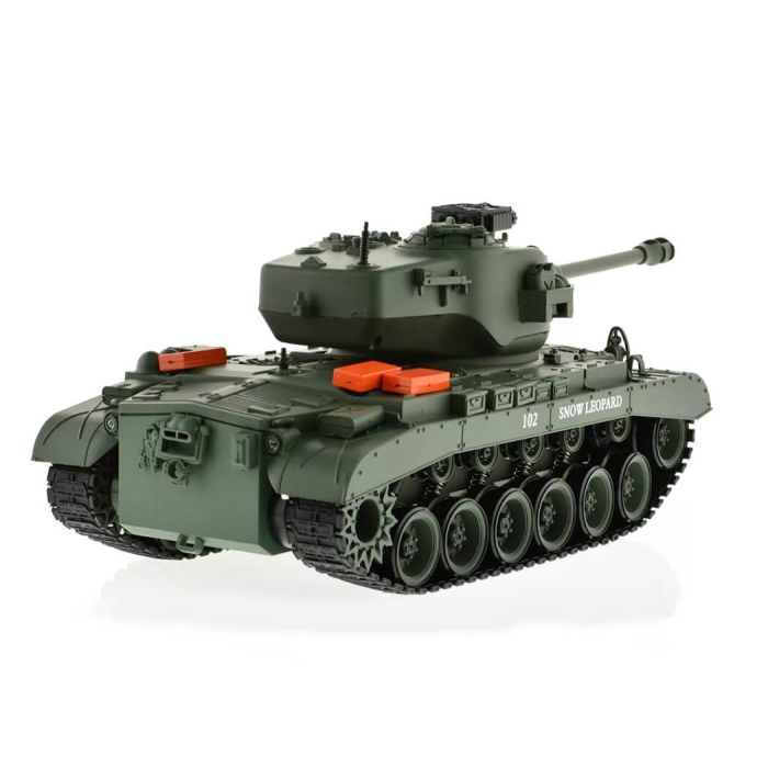 Brother RC Tank 1:18 WW2 US M26 Pershing w/ Lights, Sound & Shoots!