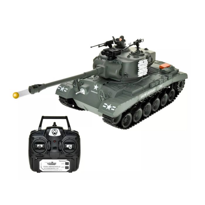 Brother RC Tank 1:18 WW2 US M26 Pershing w/ Lights, Sound & Shoots!