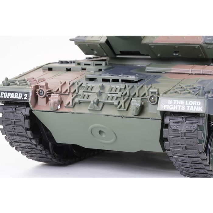 Brother RC Tank 1:18 WW2 German Leopard 2 w/ Lights, Sound & Shoots!