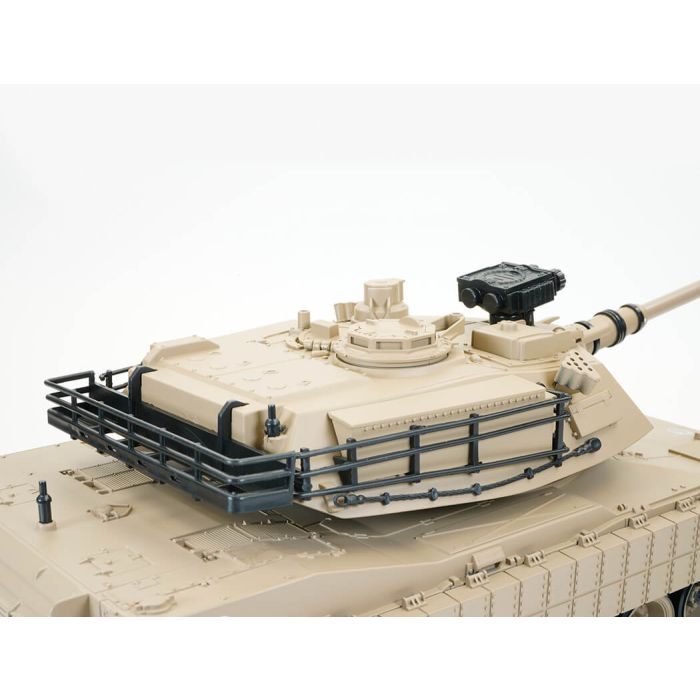 Brother RC Tank 1:18 M1A2 Abrams Desert Storm w/Lights, Sound, & Shoots!