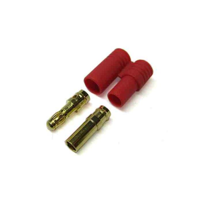 Etronix 3.5mm Gold Bullet Connector with Housing ET0603