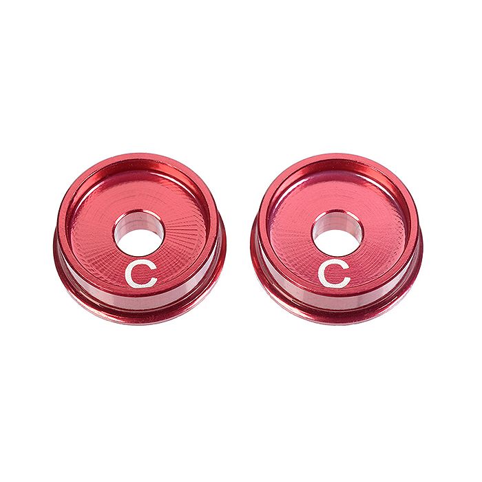 Corally Alum. Lower Arm Cap Ssx12 C 2.0mm 2 Pcs