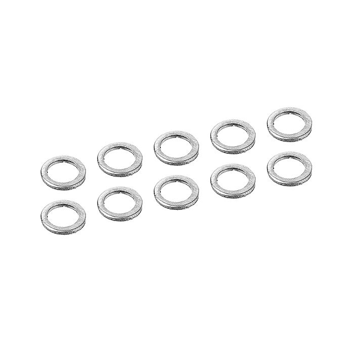 Corally Alum. Shim Ring Id 3mm Od 4mm 0.5mm 10 Pcs