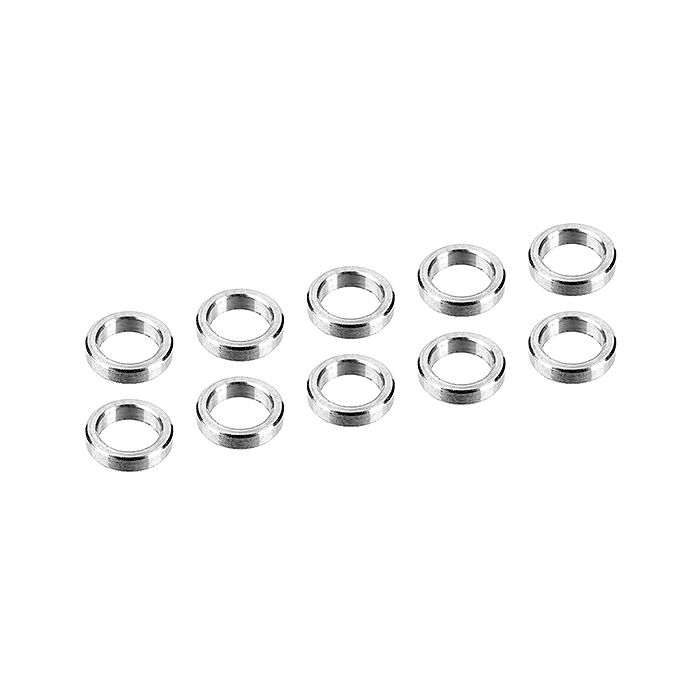 Corally Alum. Shim Ring Id 3mm Od 4mm 1.0mm 10 Pcs