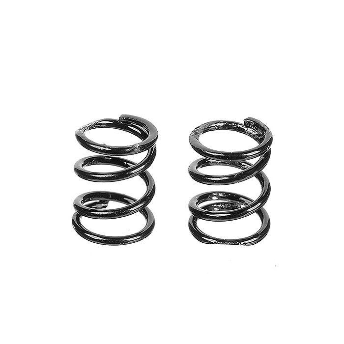 Corally Front Spring Coils Black 0.5mm Medium 2 Pcs