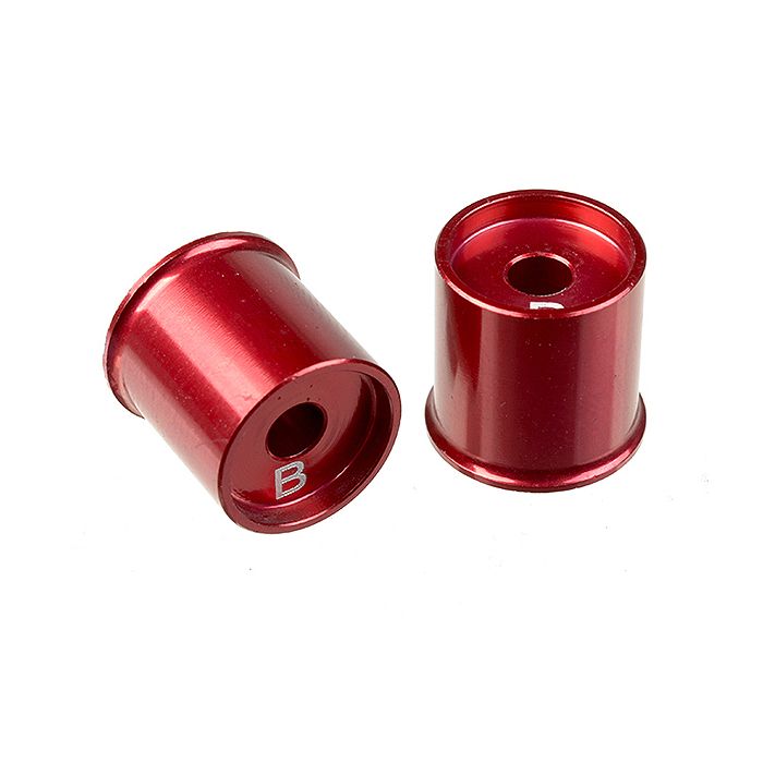 Corally Alum. Lower Arm Cap Ssx10 B 1mm 2 Pcs