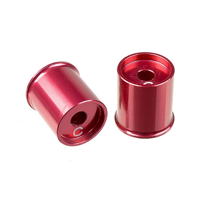Corally Alum. Lower Arm Cap Ssx10 C 2mm 2 Pcs