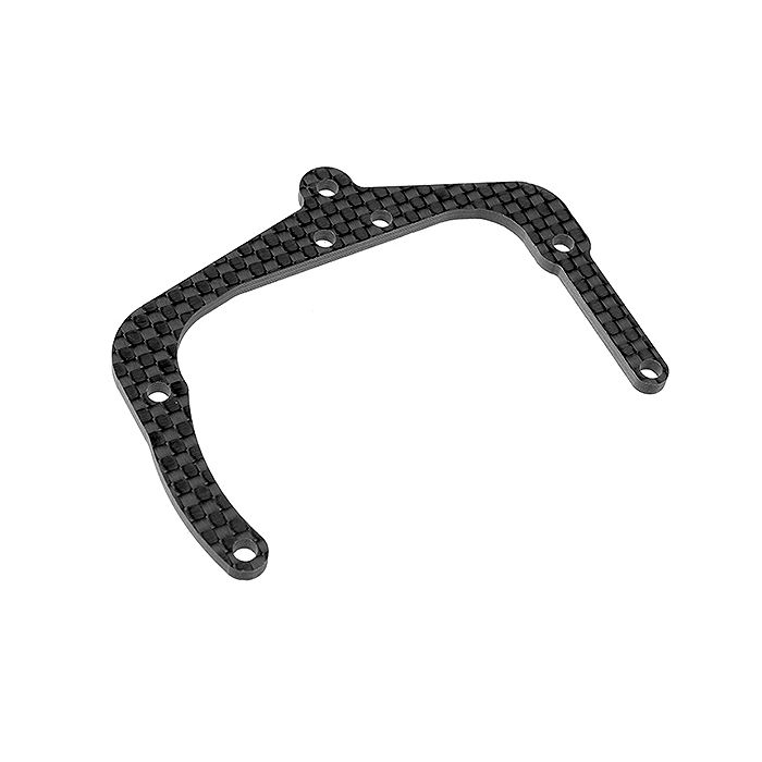 Corally Rear Pod Upper Plate Ssx10 Graphite 2.5mm 1 Pc