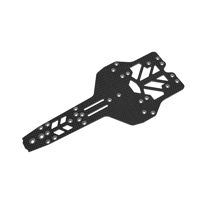 Corally Chassis Fsx10 Graphite 2.5mm 1 Pc