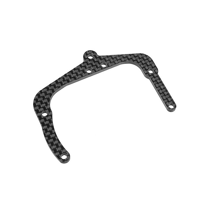 Corally Rear Pod Upper Plate Fsx10 Graphite 2.5mm 1 Pc
