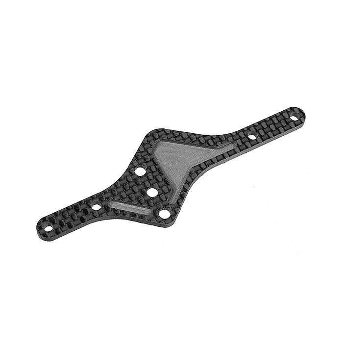 Corally Body Mount Plate Fsx10 Graphite 2.5mm 1 Pc