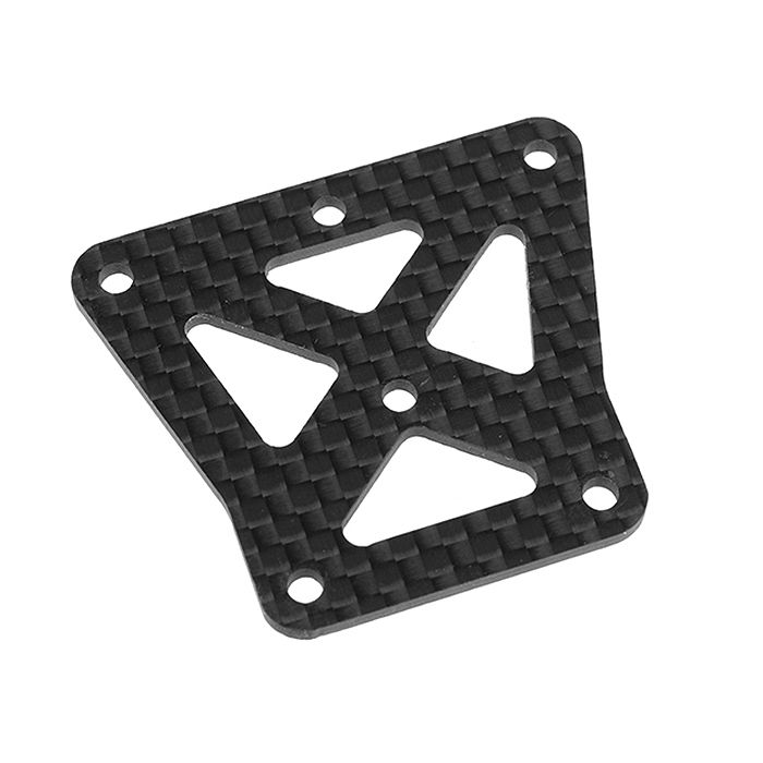 Corally Front Upper Steering Deck Graphite 2mm 1 Pc