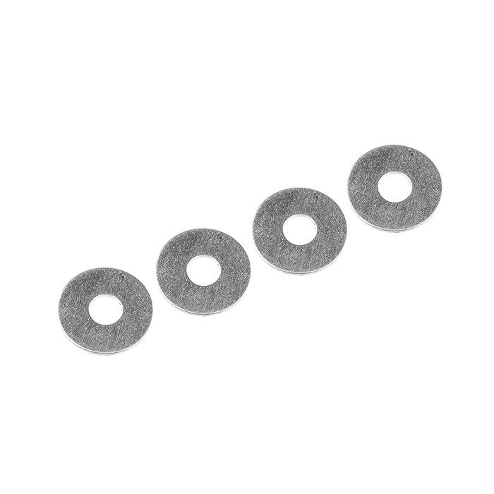 Corally Diff. Shim Rings Steel 3x9x0.4mm 4 Pcs