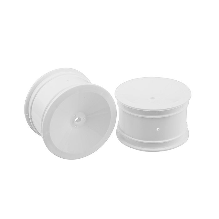 Corally "Flextec" Rim 2wd/4wd Rear Hex 12mm White Wheel Pr