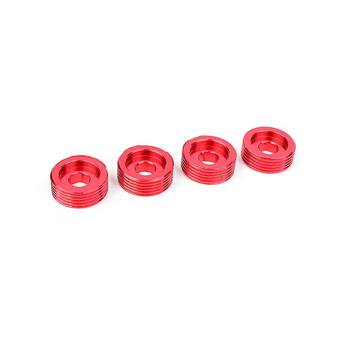Corally Pivot Ball Adjusting Nut Aluminum 4 Pcs