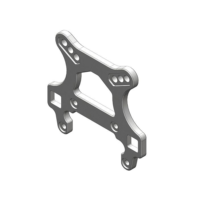 Corally Shock Tower 4mm Aluminum Front 1 Pc