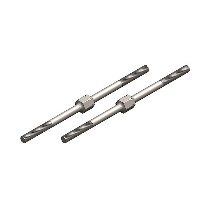 Corally Turnbuckle M4 92mm Steel 2 Pcs