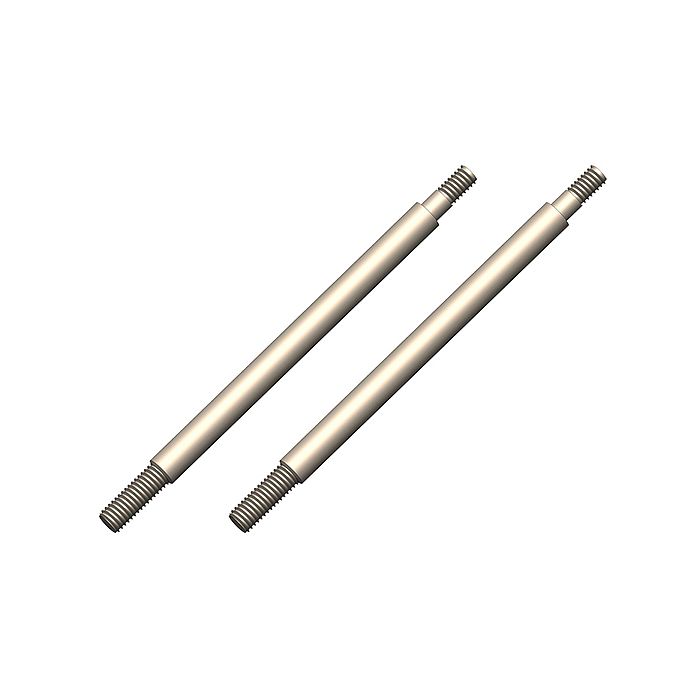 Corally Shock Shaft 55mm Front Steel 2 Pcs