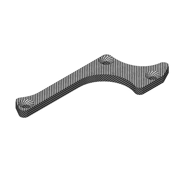 Corally Suspension Arm Stiffener A Low Er Front Left Graphite 3mm 1 P