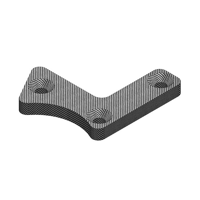 Corally Suspension Arm Stiffener B Low Er Front Right Graphite 3mm 1
