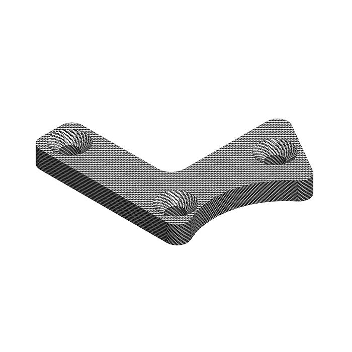 Corally Suspension Arm Stiffener B Low Er Front Left Graphite 3mm 1 P
