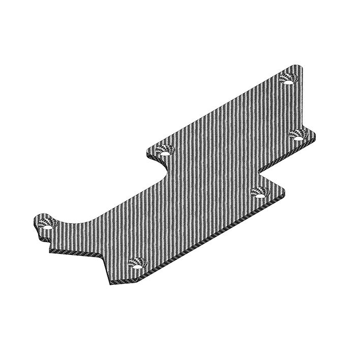 Corally Suspension Arm Stiffener Rear Right Graphite 3mm 1 Pc
