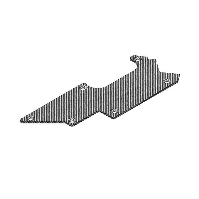 Corally Suspension Arm Stiffener Rear Left Graphite 3mm 1 Pc
