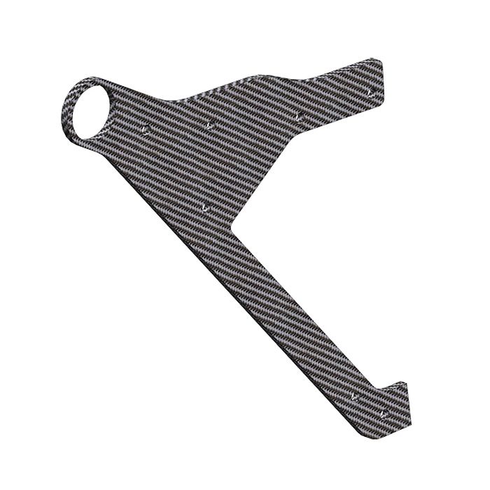Corally Wheelie Bar Plate Graphite 1 Pc