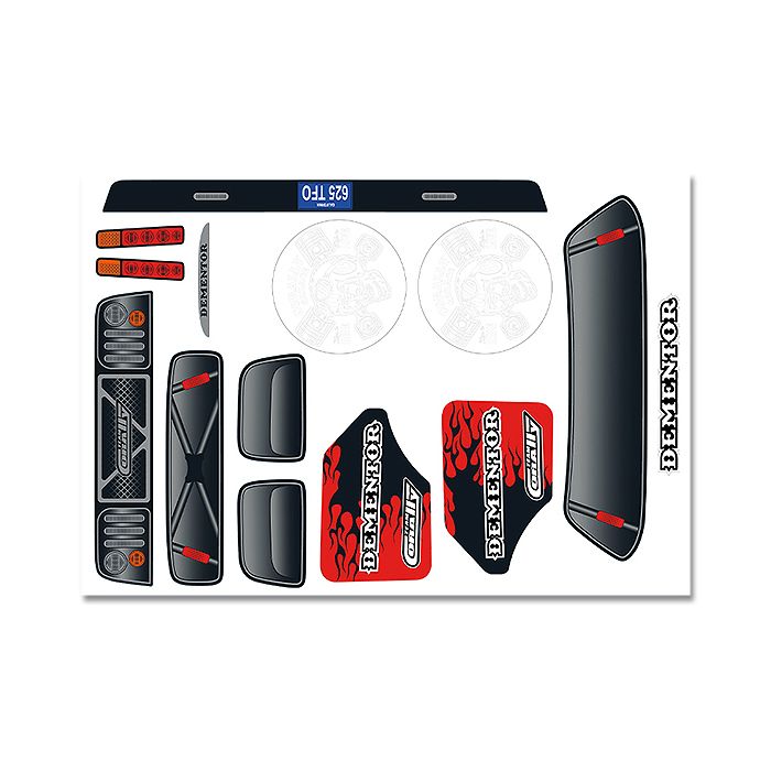 Corally Body Decal Sheet - Dementor XP 6s 2021