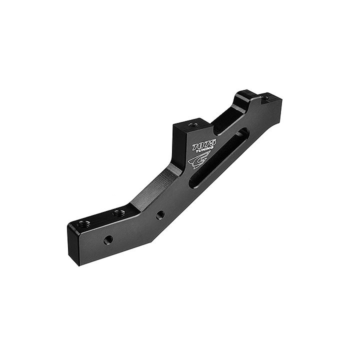 Corally Chassis Brace V2 Front Swiss 7075 T6 Hard Black